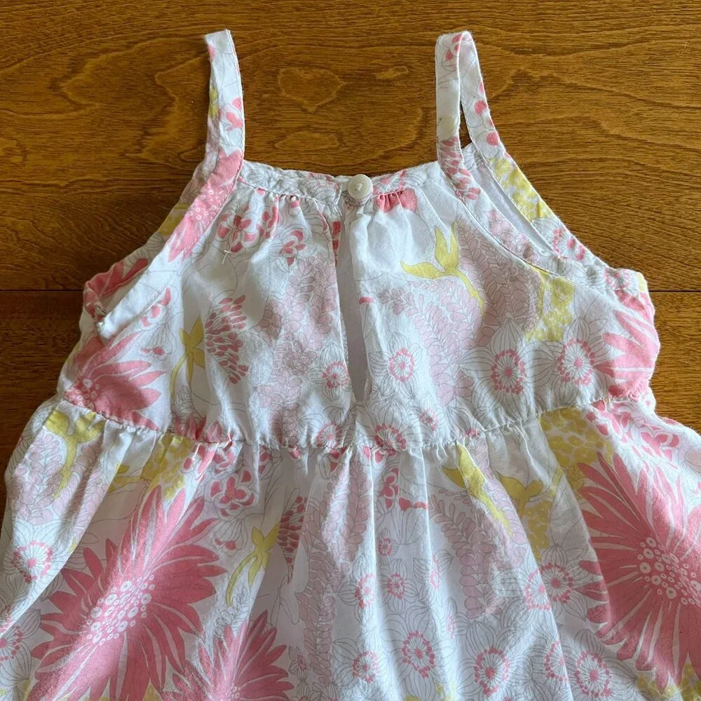 Old Navy tiered floral maxi dress 12-18m